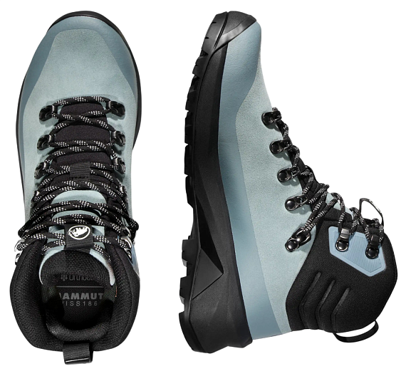 Ботинки женские Mammut Ducan III High Lth Gtx Nebla/Black - Фото 4 большая