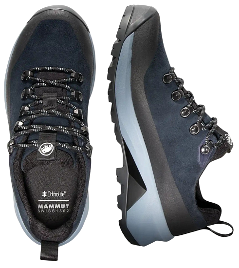 Ботинки женские Mammut Ducan III Low Lth Gtx Marine/Nebla - Фото 4 большая