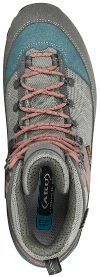 Ботинки женские AKU Trekker Lite III Gtx Grey/Avio - Фото 2 большая
