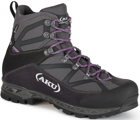 Ботинки женские AKU Trekker Pro II Gtx Grey/Violet - Фото 5 большая