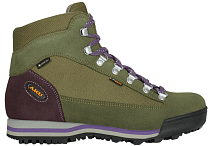 Ботинки женские AKU Ultra Light Micro Gtx Green/Deep Violet