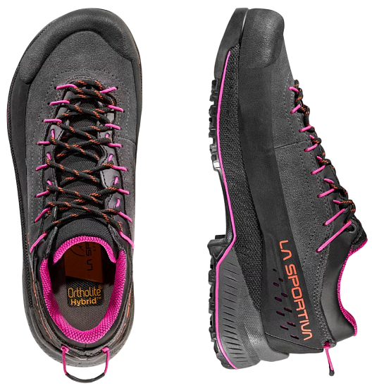 Ботинки женские La Sportiva TX4 Evo Gtx Carbon/Springtime - Фото 4 большая
