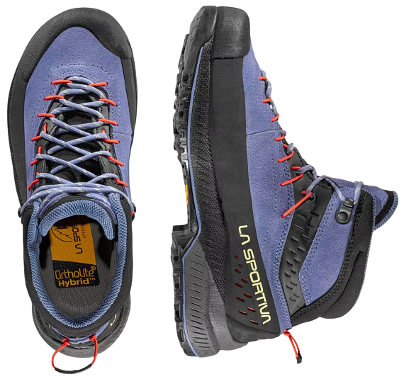 Ботинки женские La Sportiva TX4 Evo Mid Gtx Moonlight/Cherry Tomato - Фото 4 большая