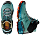 Ботинки женские La Sportiva Ultra Raptor II Mid Leather GTX Juniper/Carbon - Фото 5 малая
