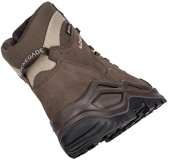 Ботинки женские Lowa Renegade Evo Gtx Mid Espresso/Anthracite - Фото 3 большая