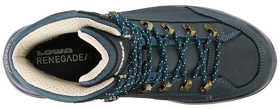 Ботинки женские Lowa Renegade Evo Gtx Mid Slateblue/Dune - Фото 4 большая
