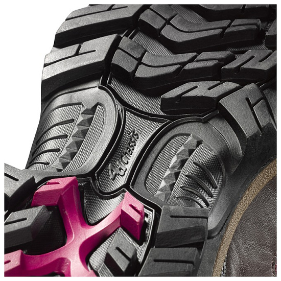 Ботинки женские Salomon Quest Origins 2 GTX Pinot Noir/Bitter Choc/Maize - Фото 2 большая