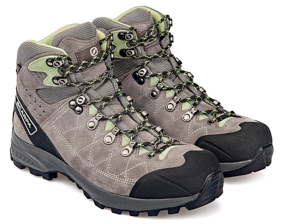 Ботинки женские Scarpa Kailash Trek Gtx Midgray/Smoke/Pastel Green - Фото 2 большая