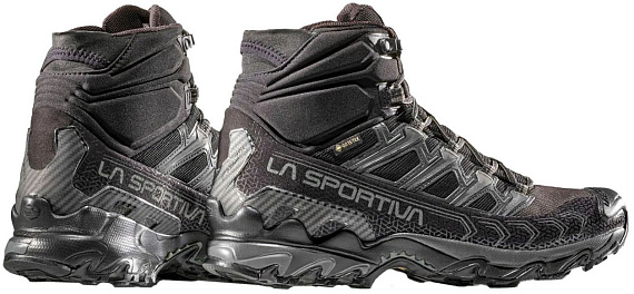 Ботинки женские La Sportiva Ultra Raptor II Mid Gtx Black/Reflective - Фото 6 большая