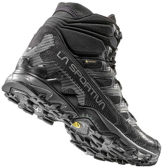 Ботинки женские La Sportiva Ultra Raptor II Mid Gtx Black/Reflective - Фото 5 большая