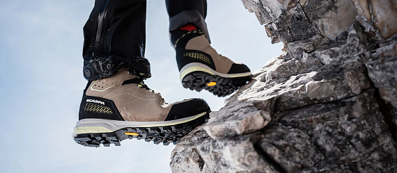 Ботинки женские Scarpa Zodiac Trk Gtx Anthracite/Lavender - Фото 7 большая