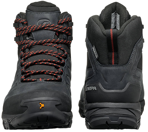 Ботинки женские Scarpa Moraine Polar Gtx Dark Anthracite/Coral - Фото 3 большая