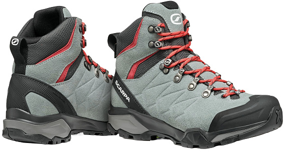 Ботинки женские Scarpa Zg Trk Gtx Conifer/Mineral Red - Фото 7 большая