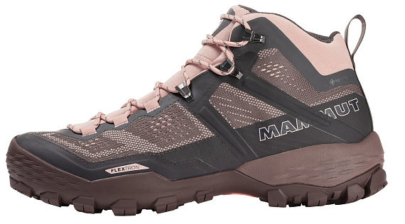 Ботинки женские Mammut Ducan Mid GTX Dark Titanium/Evening Sand - Фото 6 большая