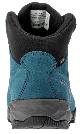 Ботинки женские Scarpa Mojito Hike GTX Suede Lake Blue - Фото 4 большая