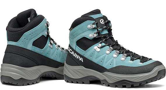 Ботинки женские Scarpa Boreas Gtx Aqua/Light Gray - Фото 4 большая