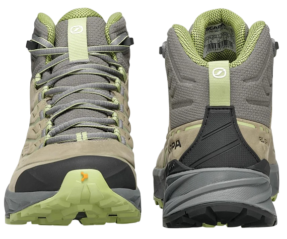 Ботинки женские Scarpa Rush 2 Pro Mid Gtx Sage/Aloe - Фото 4 большая