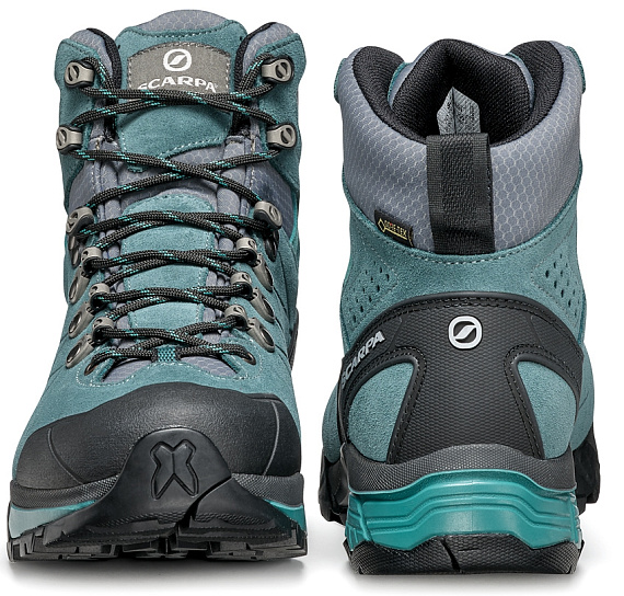 Ботинки женские Scarpa Zg Trek Gtx Nile Blue/Gray/Lagoon - Фото 4 большая