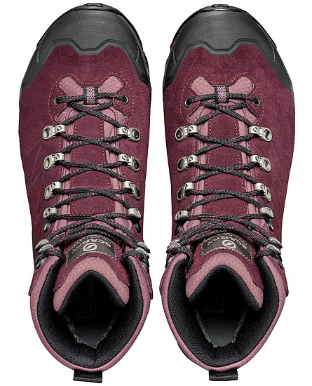 Ботинки женские Scarpa Zg Trek Gtx Temeraire/Red Plum - Фото 3 большая