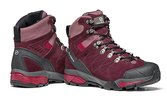 Ботинки женские Scarpa Zg Trek Gtx Temeraire/Red Plum - Фото 5 большая