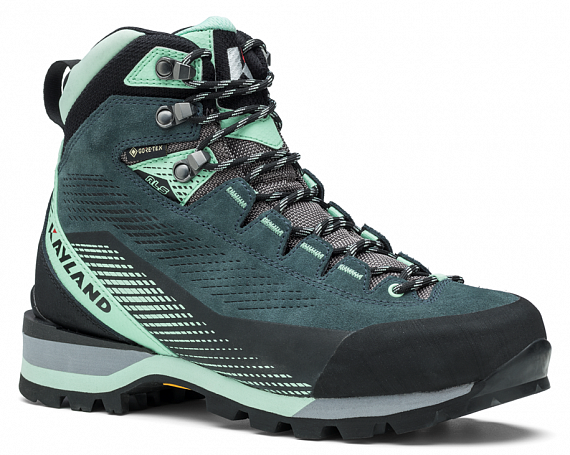 Ботинки женские Kayland Grand Tour Gtx Grey/Light Green - Фото 1 большая
