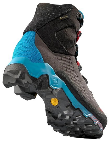 Ботинки женские La Sportiva Aequilibrium Trek Gtx Carbon/Malibu Blue - Фото 7 большая