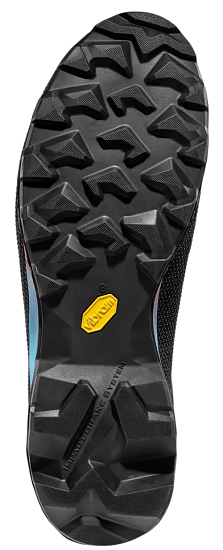Ботинки женские La Sportiva Aequilibrium Trek Gtx Carbon/Malibu Blue - Фото 2 большая