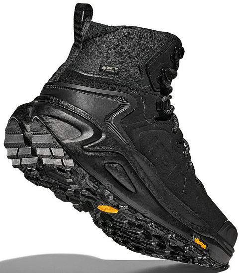 Ботинки женские Hoka Kaha 3 Gtx Black/Black - Фото 4 большая