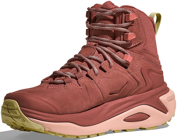 Ботинки женские Hoka Kaha 3 Gtx Rouge/Rose Latte - Фото 3 большая