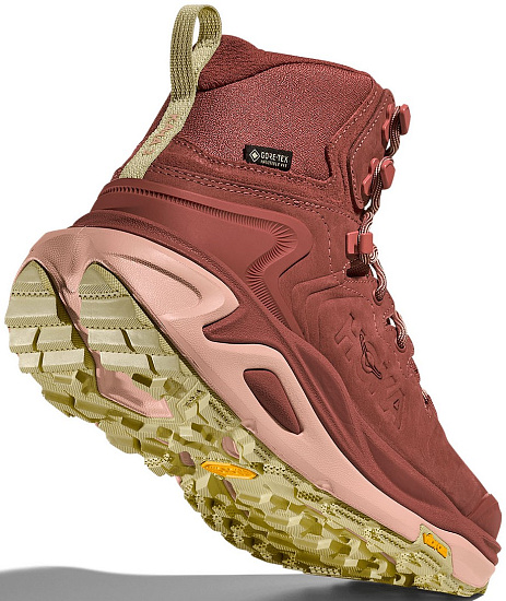 Ботинки женские Hoka Kaha 3 Gtx Rouge/Rose Latte - Фото 6 большая