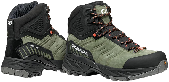 Ботинки Scarpa Rush Trk Gtx Birch/Flamingo - Фото 2 большая