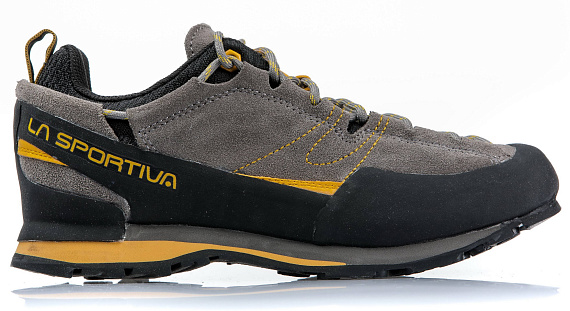Ботинки женские La Sportiva Boulder X Grey/Yellow - Фото 1 большая