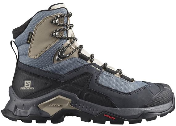 Ботинки женские Salomon Quest Element Gtx Ebony/Rainy Day/Stor - Фото 1 большая
