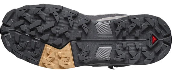 Ботинки женские Salomon X Ultra 5 Mid Gtx Nine Iron/Gull/Soft Clay - Фото 3 большая