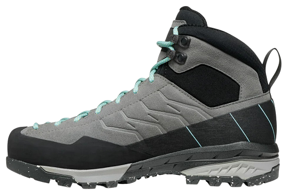 Ботинки женские Scarpa Mescalito Trk 2 Gtx Midgray/Aqua - Фото 2 большая