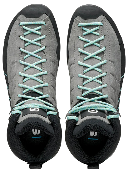 Ботинки женские Scarpa Mescalito Trk 2 Gtx Midgray/Aqua - Фото 4 большая