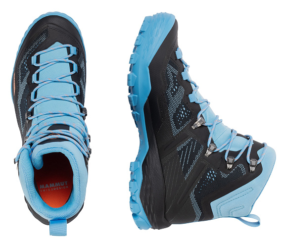 Ботинки женские Mammut Ducan High GTX Black/Whisper - Фото 6 большая