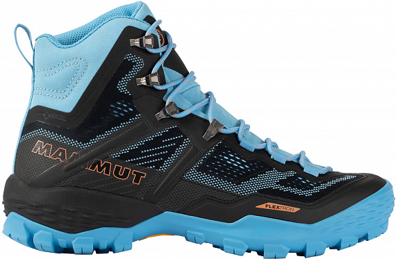 Ботинки женские Mammut Ducan High GTX Black/Whisper - Фото 1 большая