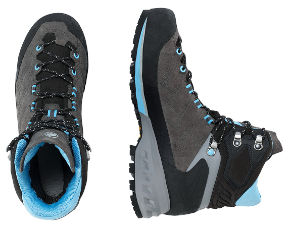 Ботинки женские Mammut Kento Tour High Gtx Dark Titanium/Whisper - Фото 5 большая