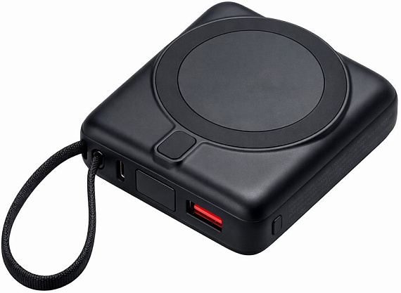 Внешний аккумулятор Oasis Энчант 10000 мАч Чёрный - Фото 1 большая
