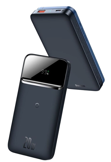 Аккумулятор Baseus Magnetic Wireless White - Фото 7 большая