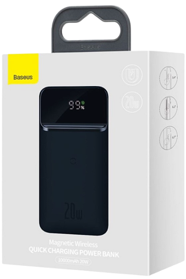 Аккумулятор Baseus Magnetic Wireless White - Фото 8 большая