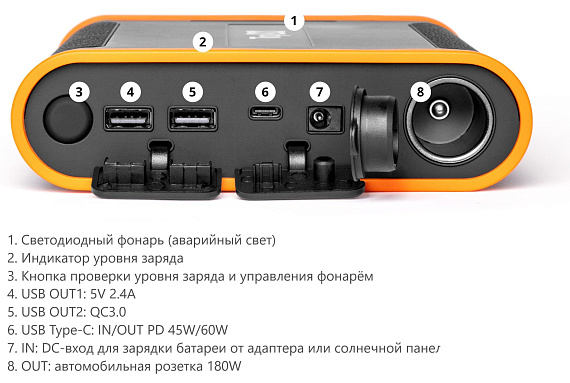 Аккумулятор TopOn Top-X50 - Фото 2 большая