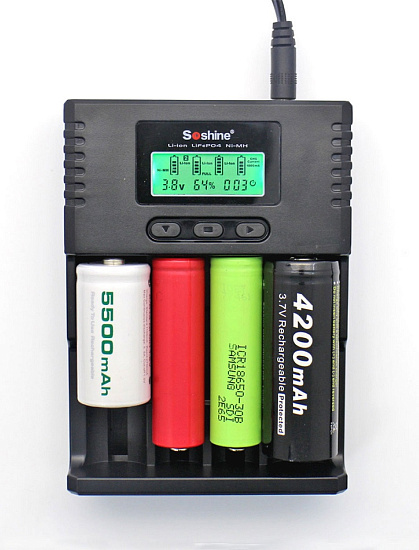Зарядное устройство Soshine SC-H4 - Фото 2 большая