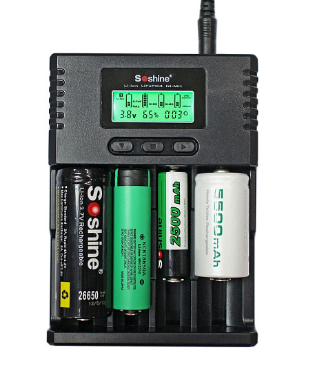 Зарядное устройство Soshine SC-H4 - Фото 3 большая