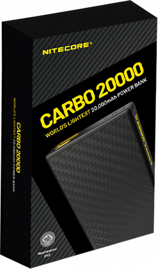 Внешний аккумулятор Nitecore Carbo NB20000 - Фото 1 большая