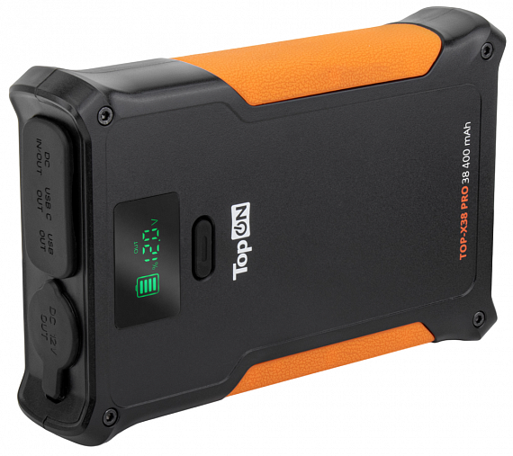 Аккумулятор TopOn Top-X38Pro Чёрный - Фото 1 большая