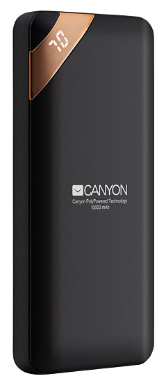 Зарядное устройство Canyon 10000mAh Li-poly Black - Фото 1 большая