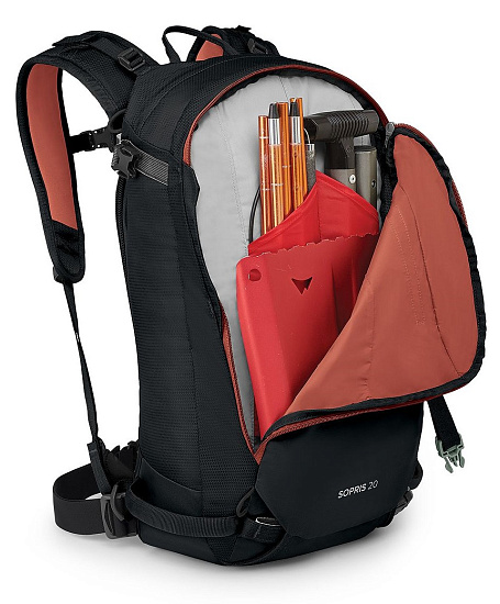 Рюкзак женский Osprey Sopris 20 Black - Фото 3 большая