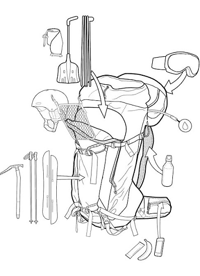 Рюкзак Burton Ak Incline 40 л Faded Coated Ripstop - Фото 2 большая